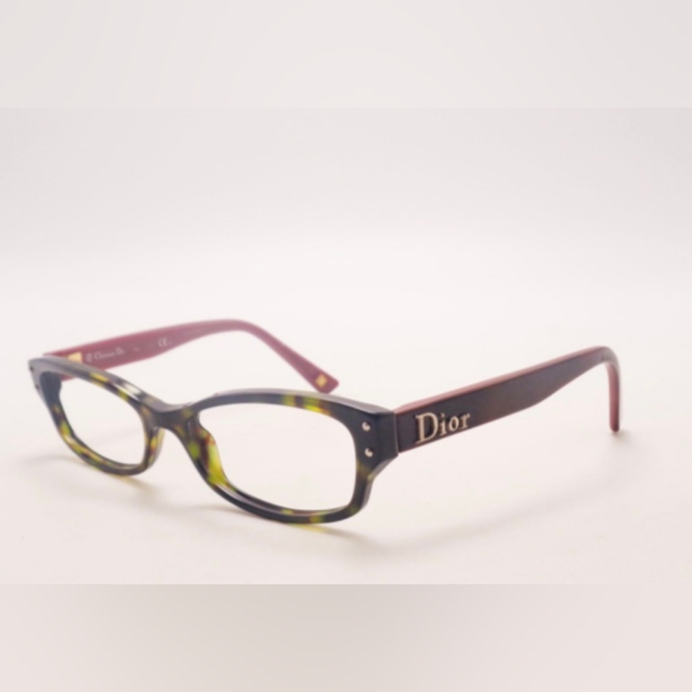 Christian Dior Women's Eyeglasses CD3201 Q29 Dark Tortoise on Plum. EUC.